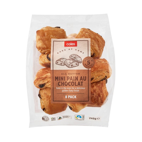 Coles Mini Pain Au Choc | 8 pack