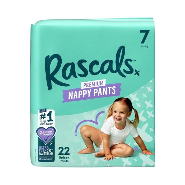 Rascal And Friends Nappy Pants Size 7 | 22 pack