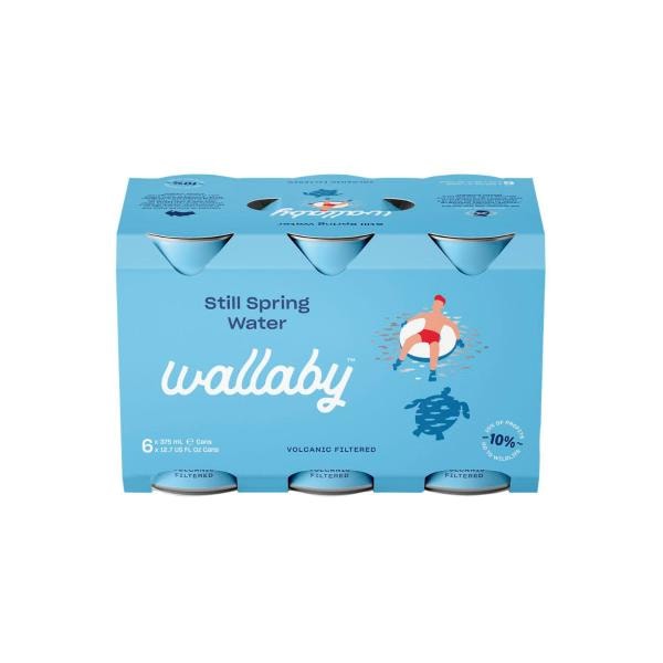 Wallaby Still Spring Water 6x375mL | 6 pack