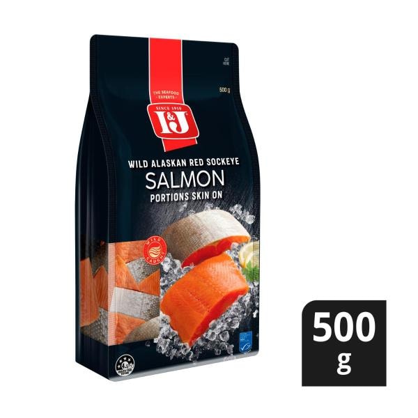 I&J Wild Alaskan Sockeye Salmon | 500g