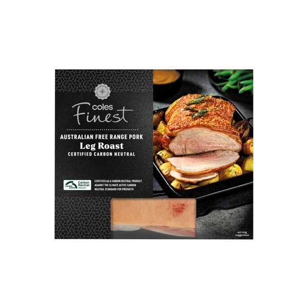 Coles Finest Carbon Neutral Pork Leg Roast | approx. 1kg