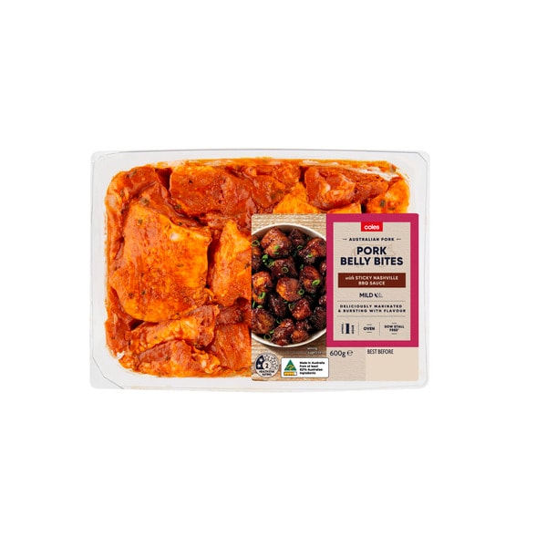 Coles Pork Bites Sticky Nashville BBQ Sauce | 600g
