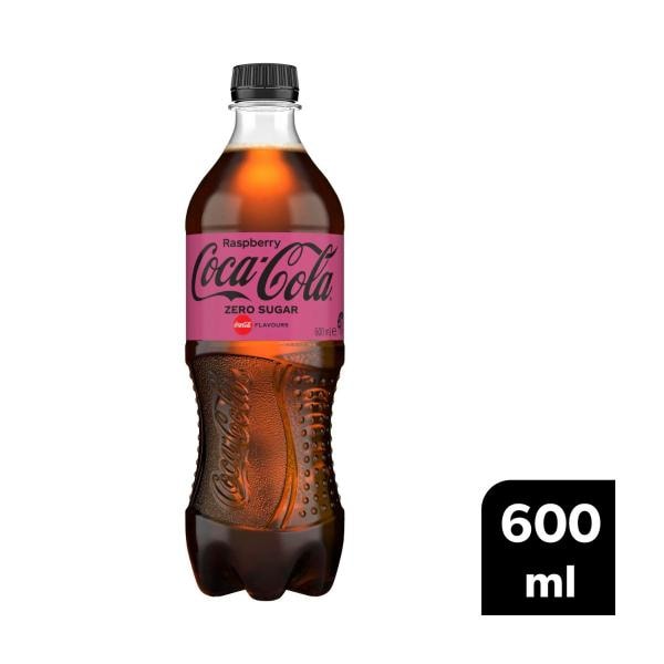 Coca Cola Raspberry Zero Sugar Soft Drink | 600mL