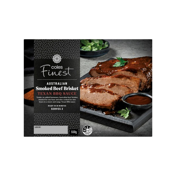 Coles Finest Australian Smoked Brisket Texan BBQ Sauce | 550g