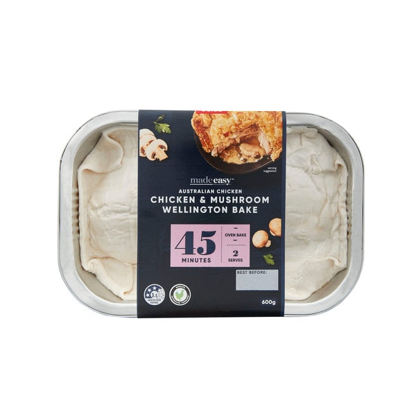 Coles Made Easy Mushroom & Chicken Wellington Roast | 600g