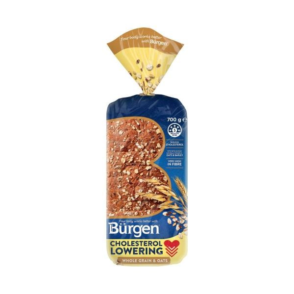 Burgen Cholesterol Lowering Wholegrain And Oats Bread | 700g
