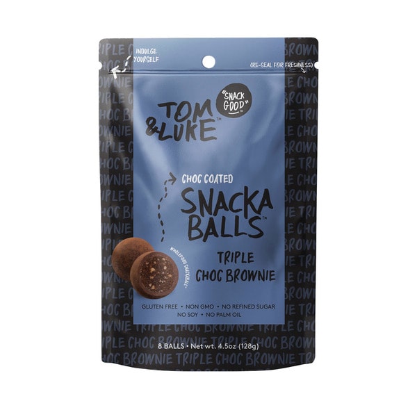 Tom & Luke Snackaballs Triple Choc Brownie | 128g
