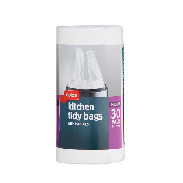Coles Kitchen Tidy Bag Medium | 30 pack