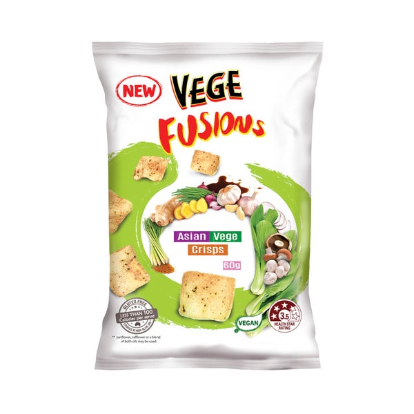 Vege Fusions Asian Vege Crisps | 60g