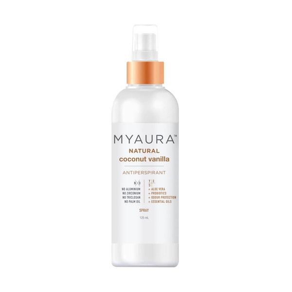 Myaura Deodorant Spray Coconut Vanilla & Jasmine | 125mL