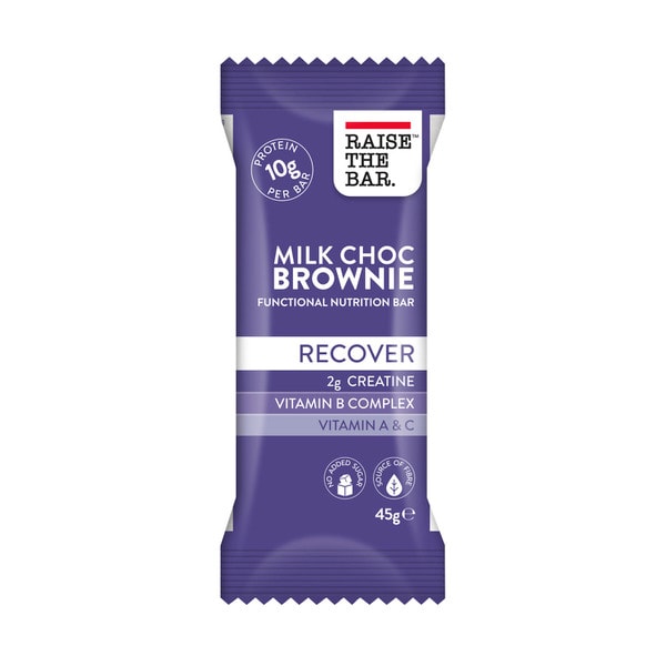 Raise The Bar Milk Chocolate Brownie Nutrition Bar | 45g