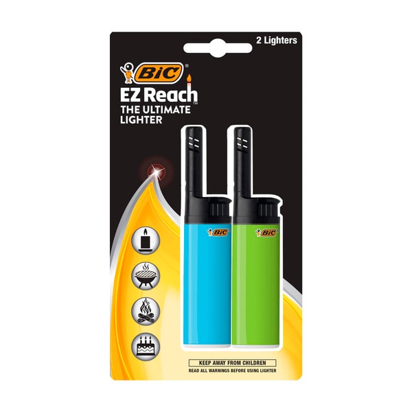 Bic Ez Reach Lighters | 2 pack