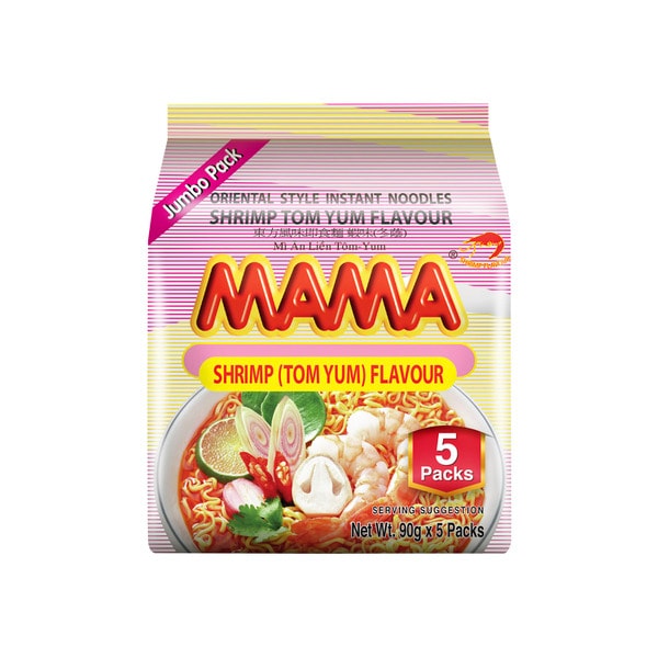 Mama Cup Noodle Shrimp Tomyum 5 Pack | 450g