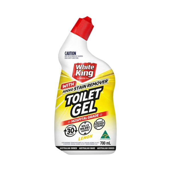 White King Lemon Power Toilet Cleaner Gel | 700mL