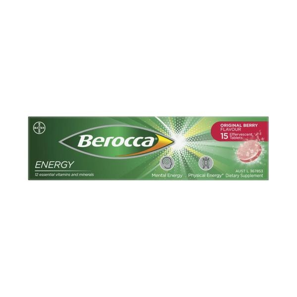 Berocca Energy Effervescent Original Berry | 15 pack