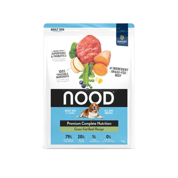 Nood Dry Dog Food Grass-Fed Beef Recipe | 3kg