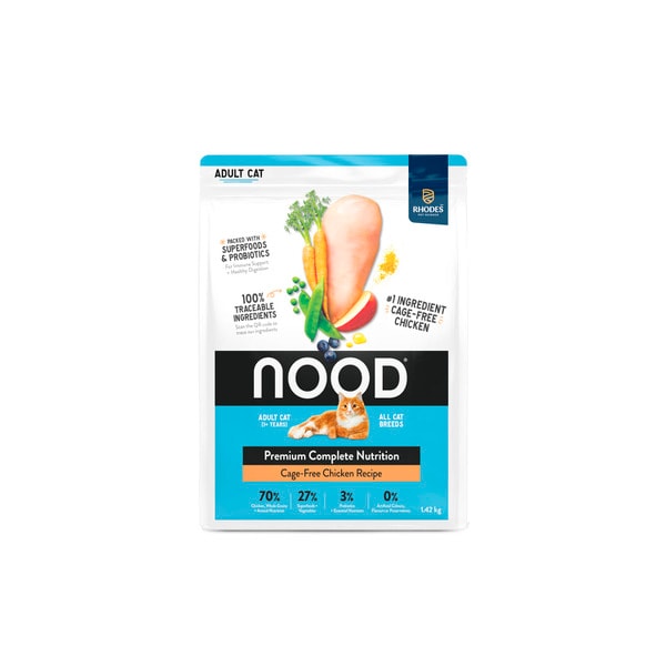 Nood Dry Cat Food Cage Free Chicken Recipe | 1.42kg
