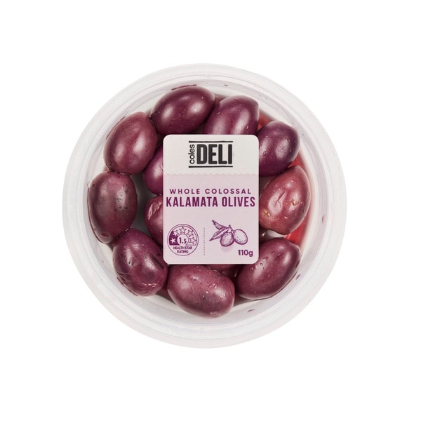 Coles Deli Express Colossal Kalamata Olives | 110g