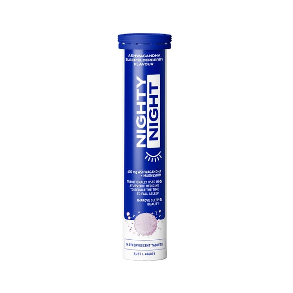 Nighty Night Effervescent Sleep Elderberry | 14 pack