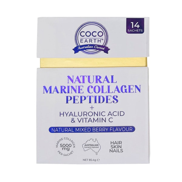 Coco Earth Marine Collagen Mixed Berry Sachet | 14 pack