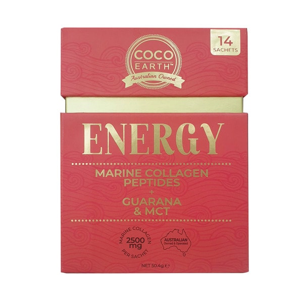 Coco Earth Marine Collagen + Energy Sachet | 14 pack