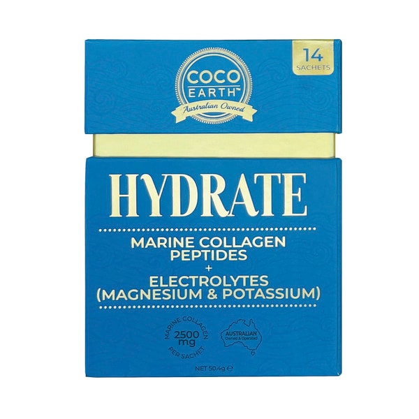 Coco Earth Marine Collagen + Hydrate Sachet | 14 pack