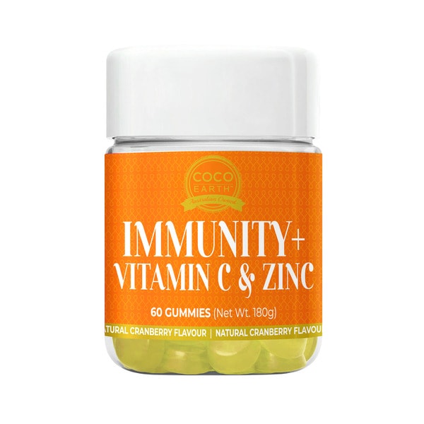 Coco Earth Gummies Vitamin C + Zinc | 60 pack