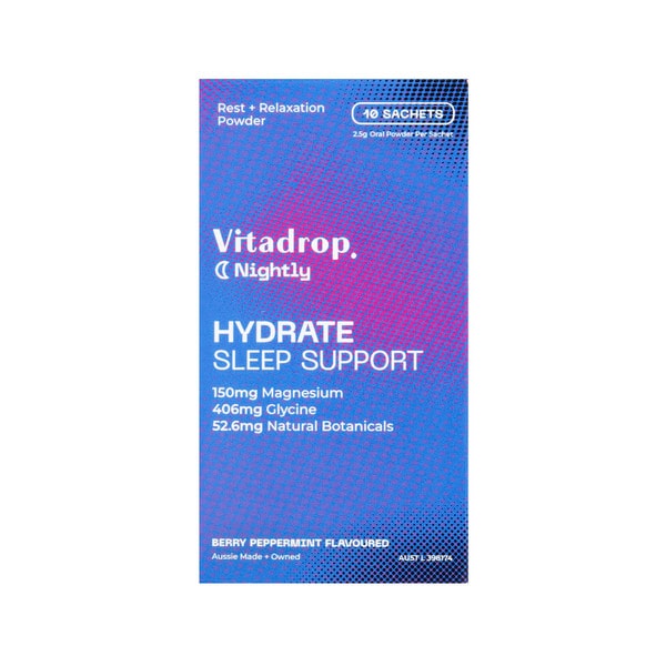 Vitadrop Hydrate Sleep Support Sachet | 10 pack