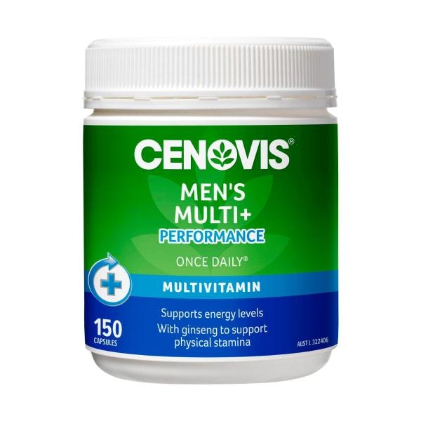 Cenovis Men's Multivitamin + Performance Multi Capsules | 150 pack