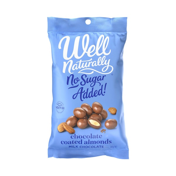 Well Naturally Milk Chocolate Almonds | 80g