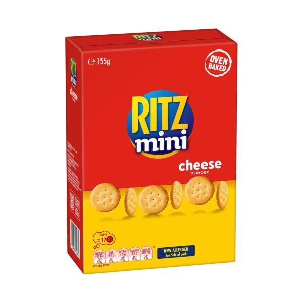 Ritz Mini Cheese Crackers Sharepack  | 155g
