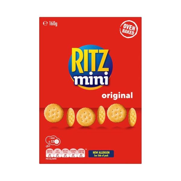 Ritz Mini Original Crackers Sharepack  | 160g