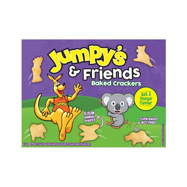 Jumpys & Friends Crackers Salt Vinegar | 140g