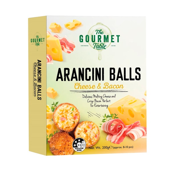 Gourmet Table Cheese & Bacon Arancini | 200g