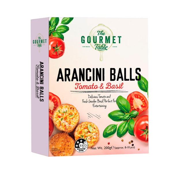 Gourmet Table Tomato & Basil Arancini | 200g