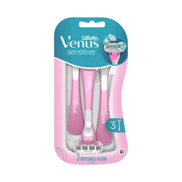 Gillette Venus Sensitive Disposable Razors | 3 pack