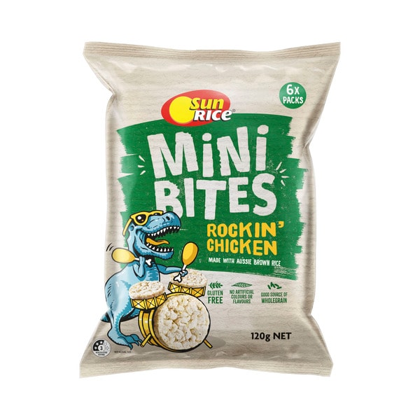 Sunrice Mini Bites Rockin Chicken 6 Pack | 120g