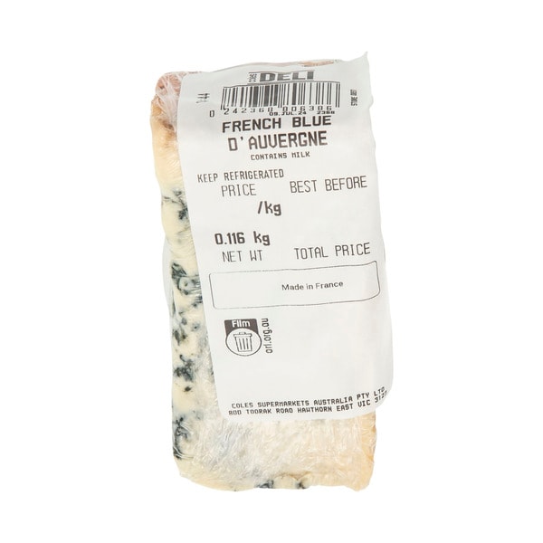 Coles Finest French Blue D'auvergne | approx. 100g