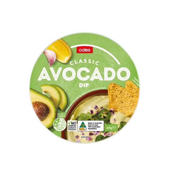 Coles Dairy Avocado Dip | 200g