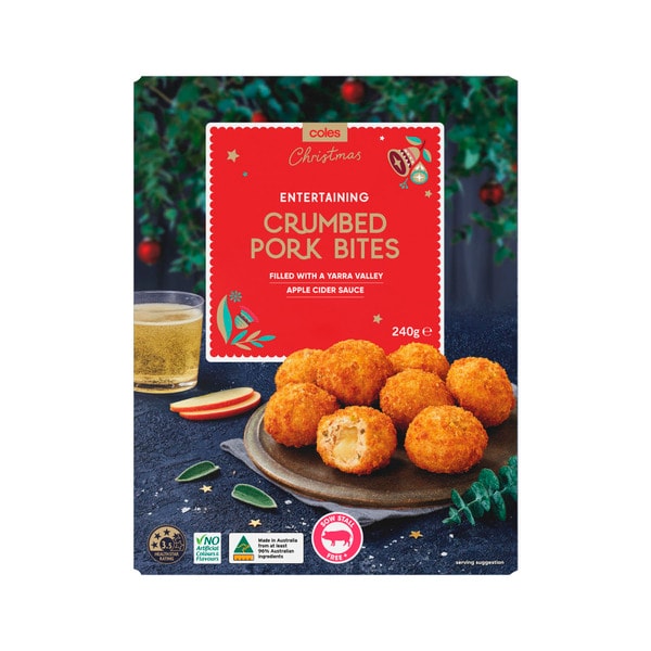 Coles Pork Bites With Yarra Valley Apple Cider | 240g