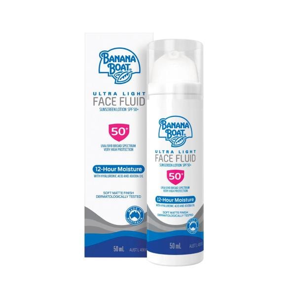 Banana Boat Ultra Light Face Fluid Sunscreen Lotion SPF50+ | 50mL