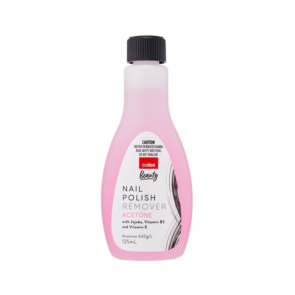 Coles Nail Polish Remover Acetone | 125mL