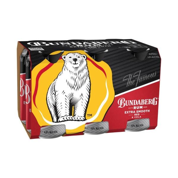 Bundaberg Red & Cola Cans 375mL | 6 Pack