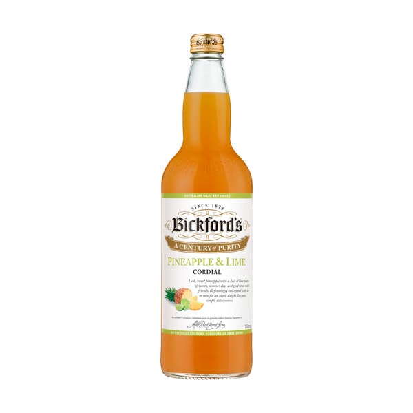 Bickfords Cordial Pineapple & Lime | 750mL