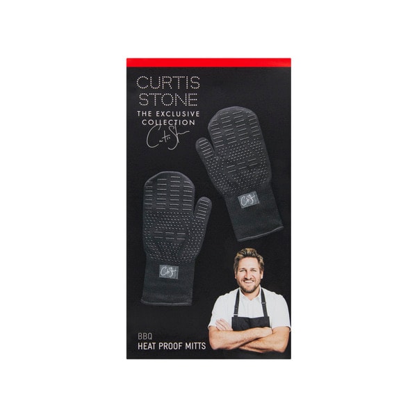 Curtis Stone BBQ Heat Proof Mitts | 1 each