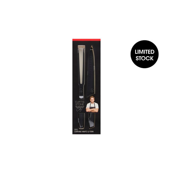 Curtis Stone Carving Knife & Fork | 1 each