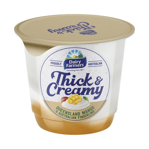 Dairy Farmers Thick & Creamy Yoghurt Mango & Finger Lime | 140g