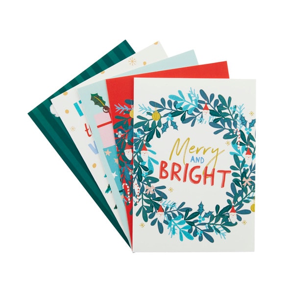 Coles 25 Festive Christmas Cards | 1 each