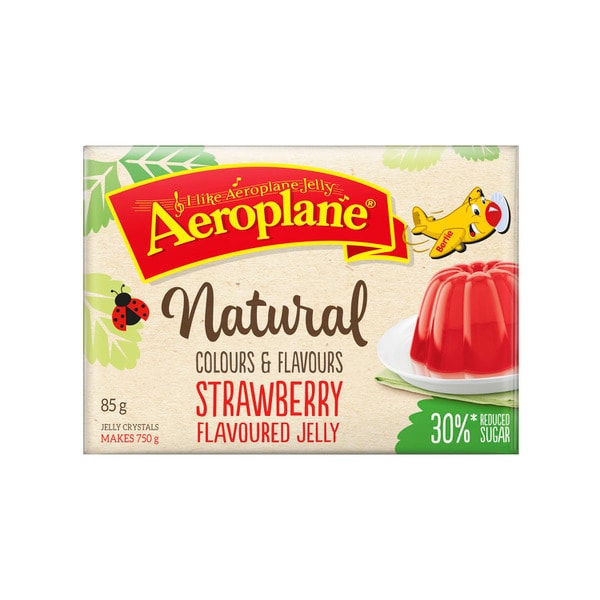 Aeroplane Strawberry Jelly Crystals 30% Reduced Sugar | 85g