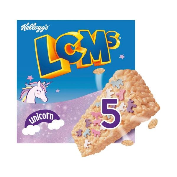 Kellogg's LCMs Rice Bubbles Unicorn 5 Pack | 100g